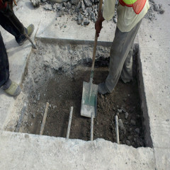Concrete pothole repair mortar manufactured in HUINENG