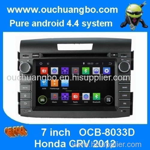 Ouchuangbo audio DVD GPS head unit android 4.4 OS Honda CRV 2012