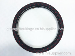 red-wine rubber molded car steering wheel cover
