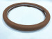 check pattern emboss leather rubber molded car steering wheel cover