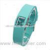 Custom Green Silicone Band LED Fashion Wrist Watch Digital With Changeable Battery