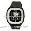 Big Face Unisex Silicone Jelly Quartz Watch Black With Japan Movement / Custom Logo