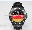 Custom National Flag Silicone Bracelet Watch 10atm For FIFA World Cup