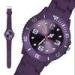 Dark Purple Quartz Movt Silicone bracelet Watch 3ATM For Adult / Ice Jelly Band Watch
