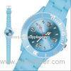 3 ATM Water Resistant Silicone Bracelet Japan Movt Watch / Silicone Wristband Watches