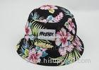 Florescent Fitted Lady Fishing Bucket Hat Cap With Patch Logo For Adult