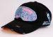 Cool Hip-Hop Black Cotton Baseball Caps Curved Bill For Women / Ladies