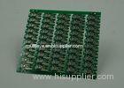 Double Sided Prototype PCB Fabrication Gold Plating Finish Green Solder