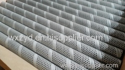 spiral welded 304 perforated filter elements filter frames 304 metal pipes 316L stainless steel air center core