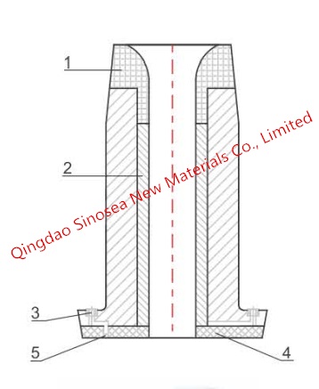 Tundish Nozzle for continuous casting