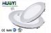 High Efficiency Pure White 6000K 18W Round LED Panel Lights 85lm/W For Warehouse
