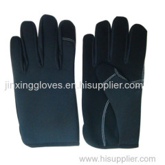 Nubuck leather safety gloves mechanic gloves