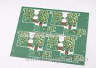Green Solder Mask Rigid Flexible PCB 4 Layer with Immersion Gold Plating