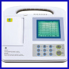 6 Channel 3.8 inch LCD portable ecg machine