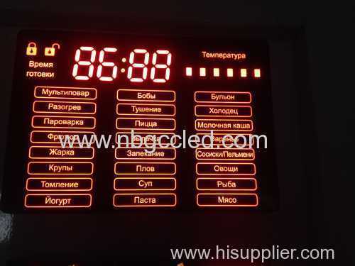 customized led design display for home appliances