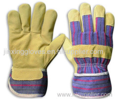 Mens Working Pig Skin Leather Gloves