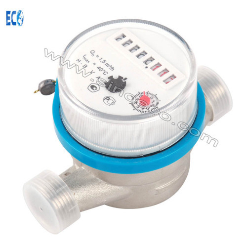 Single Jet Dry dial Universial Class B Water Meter