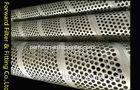 Straight Weld Perforated Muffler tube , SUS316 / 316L Perforated Stainless Steel Tube