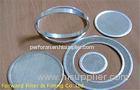 SUS304 Stainless Steel Filter Elements , Perforated Wire Mesh Filter Disc