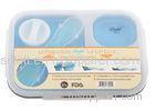 Eco - Friendly Bpa Free Lunch Boxes , Silicone Lunch Box with printing logo