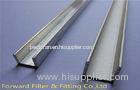 1/16 Opening Powder Coating Metal U Channel / Extruded Aluminum U Channel