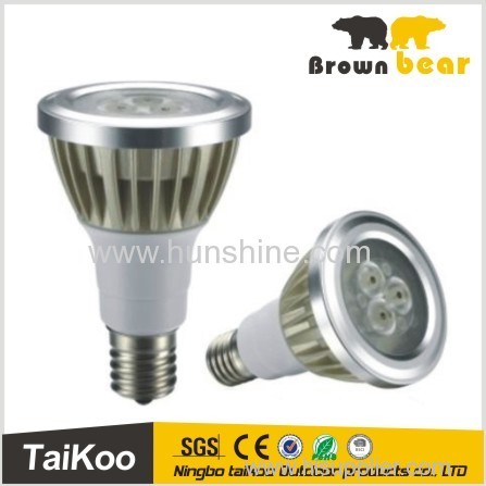 cool white/warm white color e14 base 3w led light bulb