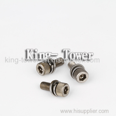 stainless steel half thread special customized screw