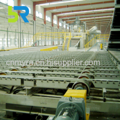 Fully automatic gypsum board manufacturing processing machine