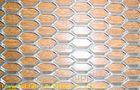 Diamond Mild Steel Expanded Metal Mesh For Ceiling / Wall Decoration