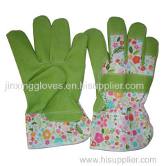 Ladies PVC coated garden gloves