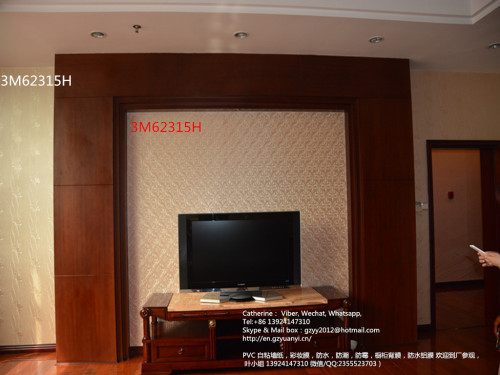Building materials Interior design PVC waterproof bamboo wallpaper Guangzhou china