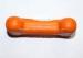 Orange Food Grade Rubber Pet Toys NR Rubber Bones For Dogs
