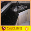 Good price black galaxy kitchen top, bathroom top