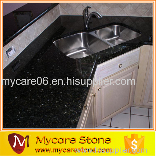 Good price black galaxy kitchen top, bathroom top