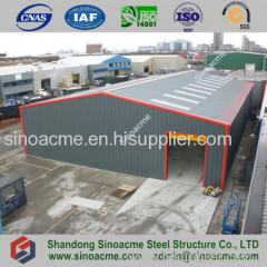Prefabricated steel structure warehouse construction