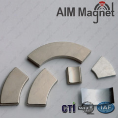 Arc magnet for motor