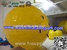 Yellow Giant Inflatable Zorb Ball For Adults , Rolling Inflatable Ball