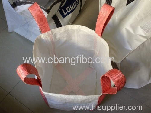 4 loops full open top flat bottom simple practical big bag FIBC