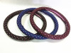 new design colorful rubber molded car steering wheel cover