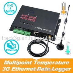 3G Mobile Multipoint Ethernet Data Logger