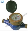 Multi jet Dry dial Vane Wheel Water Meter with External Adjust