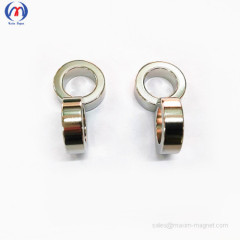 Ring magnets of Neodymium iron boron material with nickel coating wholesale from China