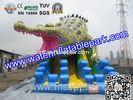 Commercial Crocodile Inflatable Slide , Inflatable Water Slide For Rental