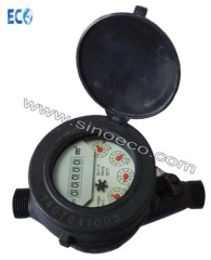 Multi jet Liquid Sealed Water Meter R160