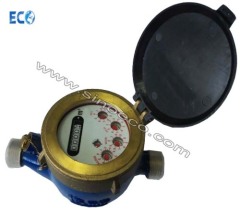 Multi jet Full Liquid Sealed Water Meter R160