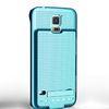 Blue 3500mah Rechargeable Battery Case Power Bank For Samsung Galaxy S5