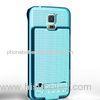 Blue 3500mah Rechargeable Battery Case Power Bank For Samsung Galaxy S5