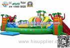 Outdoor Inflatable Water Park For Kids , Large Inflatable Water Slides With Pool