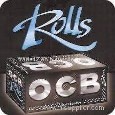 OCB Premium Rolling Papers, Premium Rolls, Rolls Mini, King Size Slim Smoking Rolling Papers