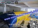 Blue And Yellow Inflatable Water Blob , Inflatable Water Jumping Pillow